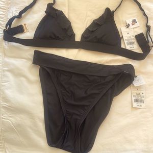 NWT Black Shade and Shore Bikini (XS Top and S Bottom)